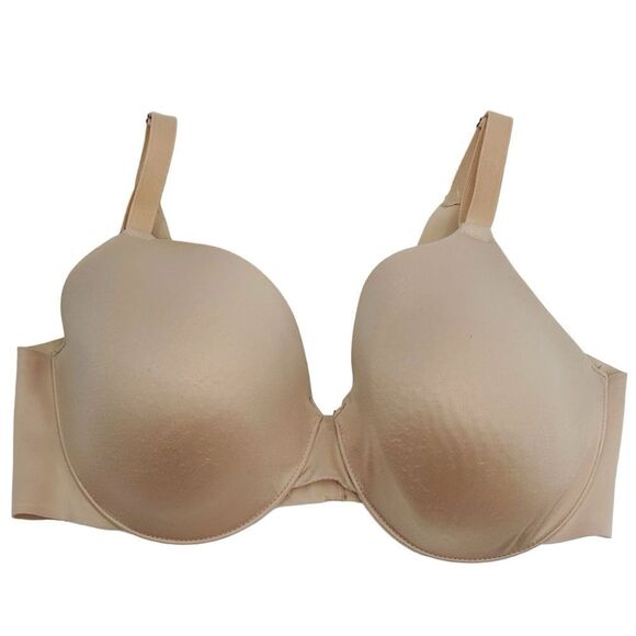 Soma vanishing back full coverage beige sand bra, size 36DD - Picture 3 of 7